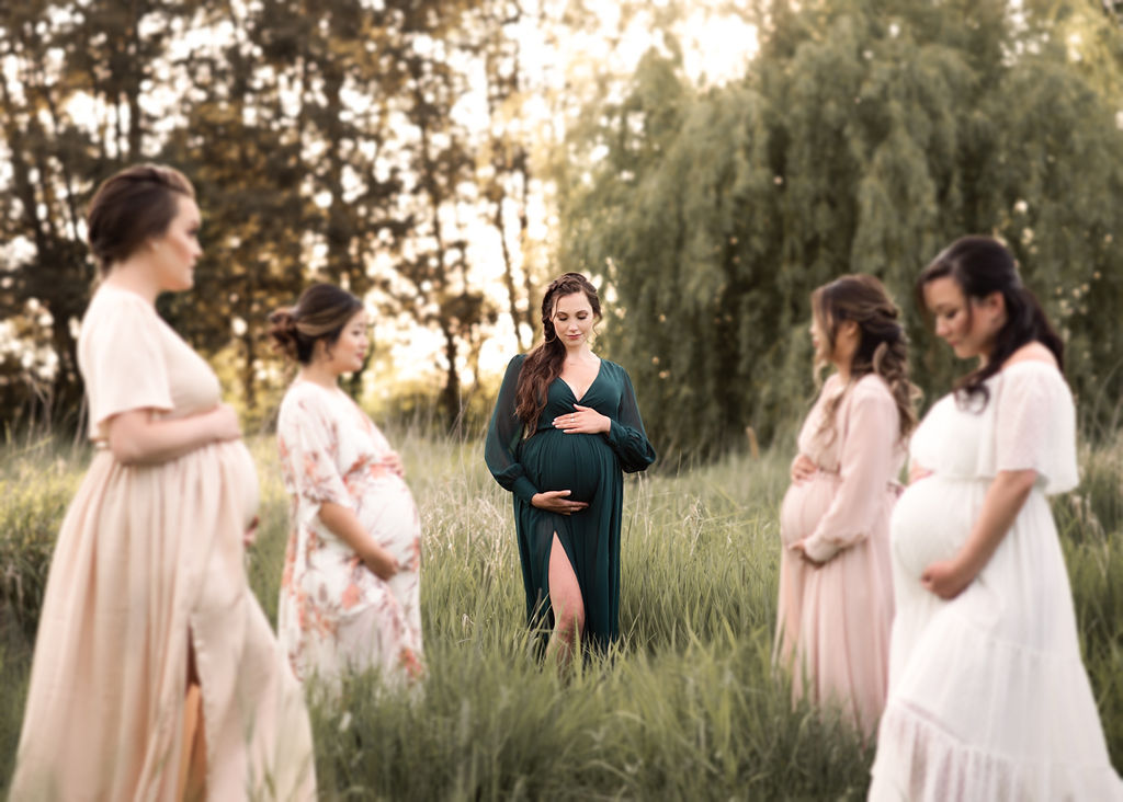 pregnancy through covid photoshoot