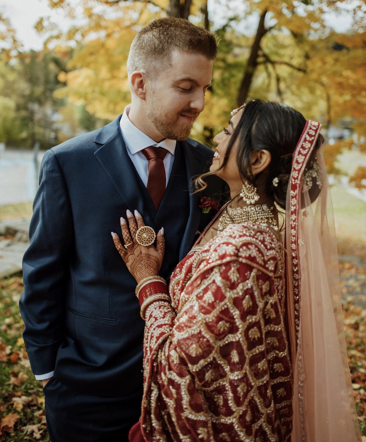 south asian wedding hair