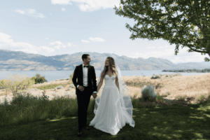 faye smith agency - kelowna - west kelowna - the cover resort - kym - wedding makeup artist - faye - wedding hair stylist - golden hour with lisa - master stylist